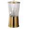 Service Ideas Beverage Dispenser, Round, 3 Gallon with Infuser Tube, Stainless Steel, Vintage Gold CBDRT3VGSS - alternate 1